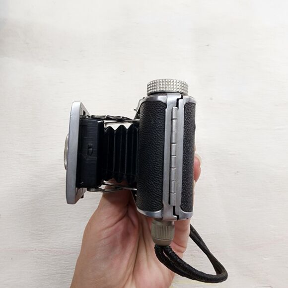 Vtg Kodak Flash Bantam Anastar f:4.5 48mm Strut Folder Camera EI2855 Untested - Picture 6 of 9